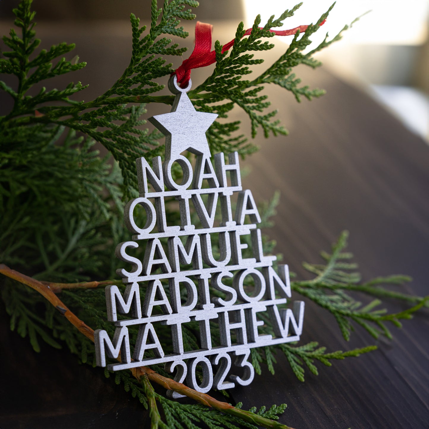 Family Christmas Ornament - Personalized Ornament With Names