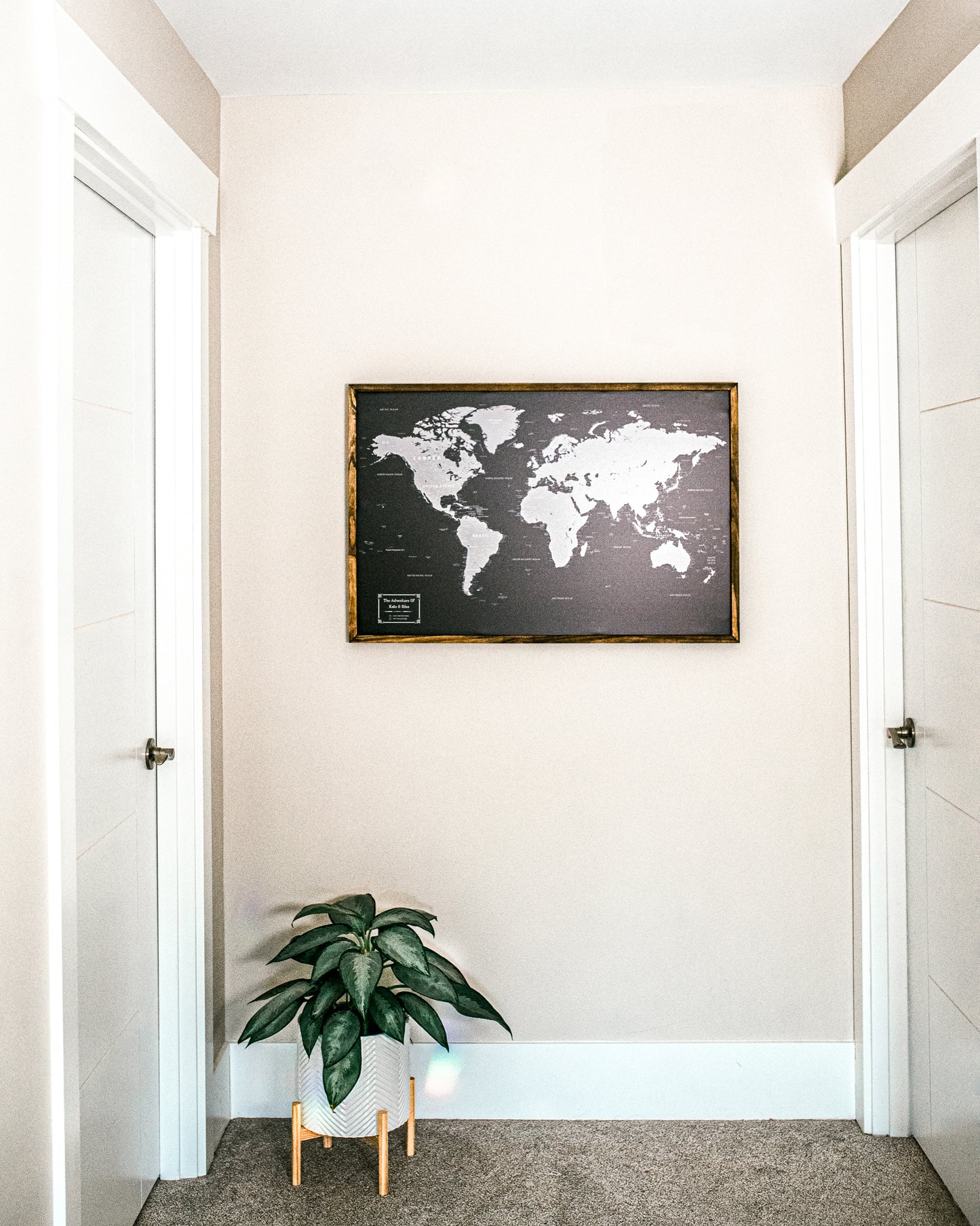 Push Pin World Map - Personalized Travel Map #WPM01
