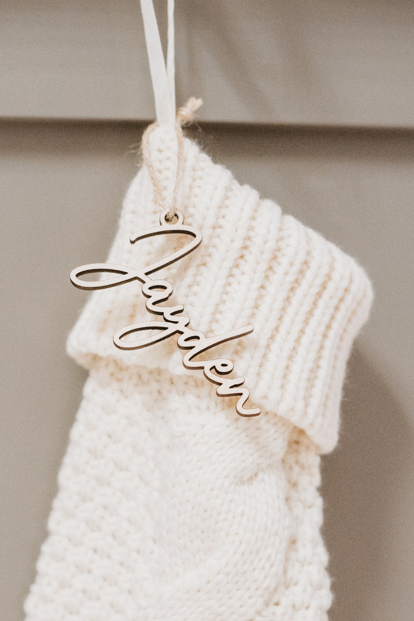 Personalized Christmas Stocking Tag