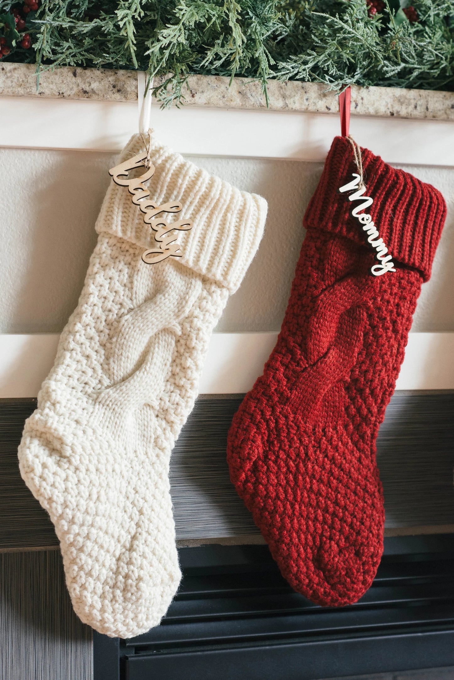 Personalized Christmas Stockings - Embroidered Stocking