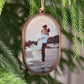 First Christmas Married Ornament With Photo - Personalized Christmas Keepsake