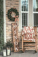 Christmas and Fall Welcome Sign - Porch Decor