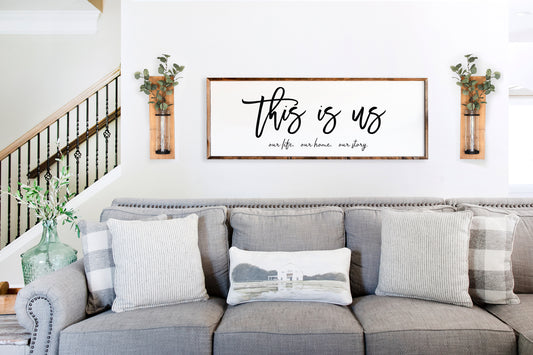 This Is Us Wooden Sign #PHS51