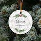 Baby's first Christmas Ornament - Personalized Ornament - Baby Girl - OR14