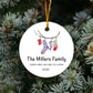 Personalized Family Ornament - Christmas Ornaments - Gift for the Family - Housewarming Gift - OR72