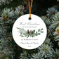 Our First Home Ornament - Personalized Ornament- Housewarming Gift - Our First Christmas At OR74